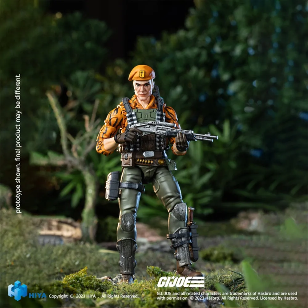 HiPlay HIYA Collectible Figure: GI Joe Special Forces: Tiger Force - Flint, 1:18 Scale Miniature Male Ation Figurine EMG0296