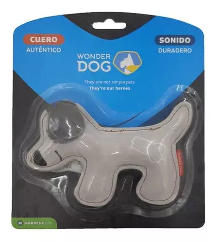 Juguete De Cuero Para Morder Forma De Perro