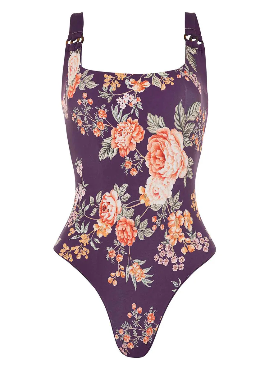 Maaji Dark Grape Layla Classic One Piece