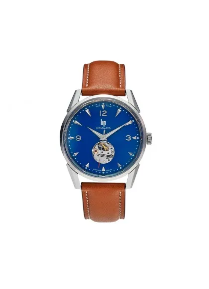 Montre Lip - Himalaya 40mm coeur battant cadran bleu