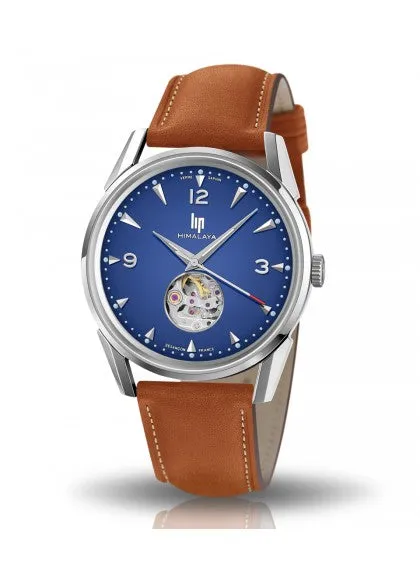 Montre Lip - Himalaya 40mm coeur battant cadran bleu