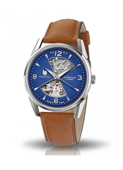 Montre Lip - Himalaya 40mm sablier cadran bleu