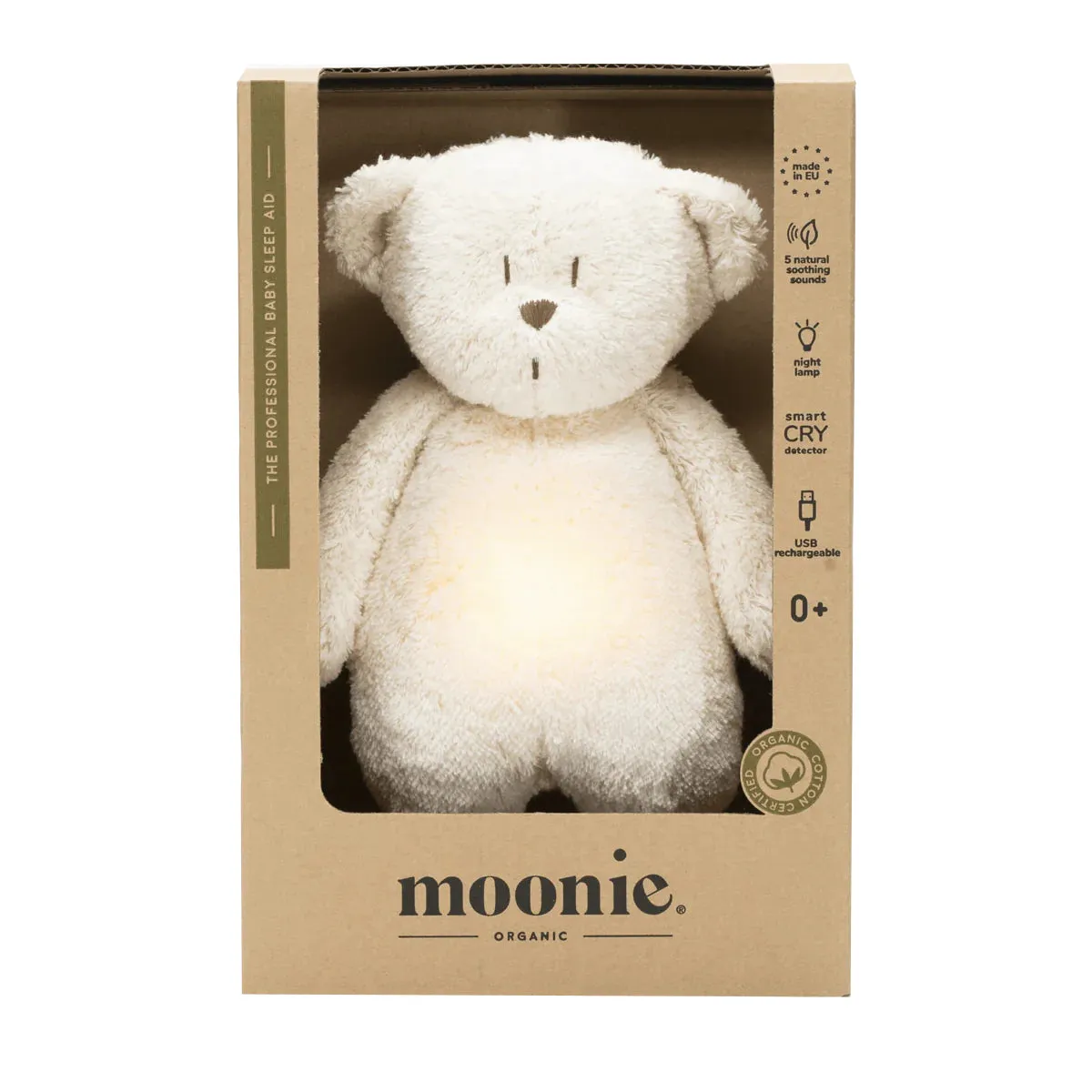 Moonie Humming Bear Light and Sleep Aid - Polar