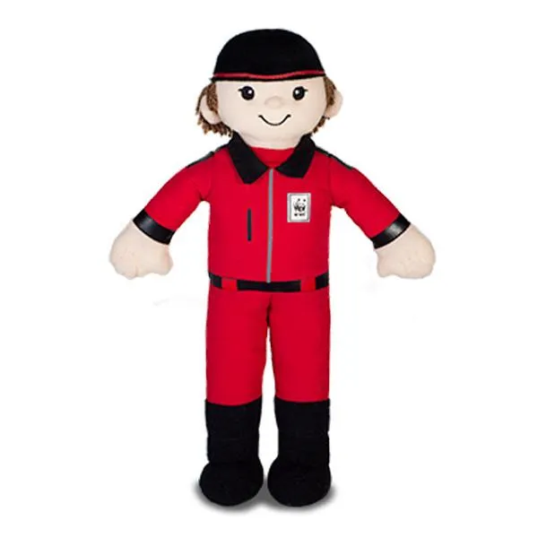 Polar researcher doll