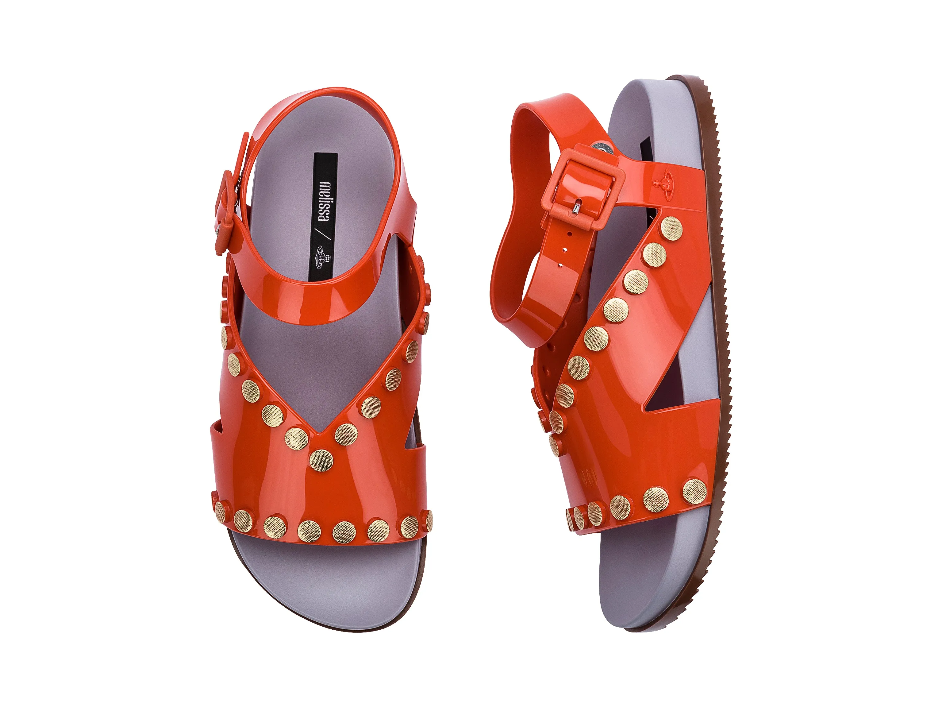 Sandale Vivienne Westwood Anglomania X Melissa Ciao - Orange