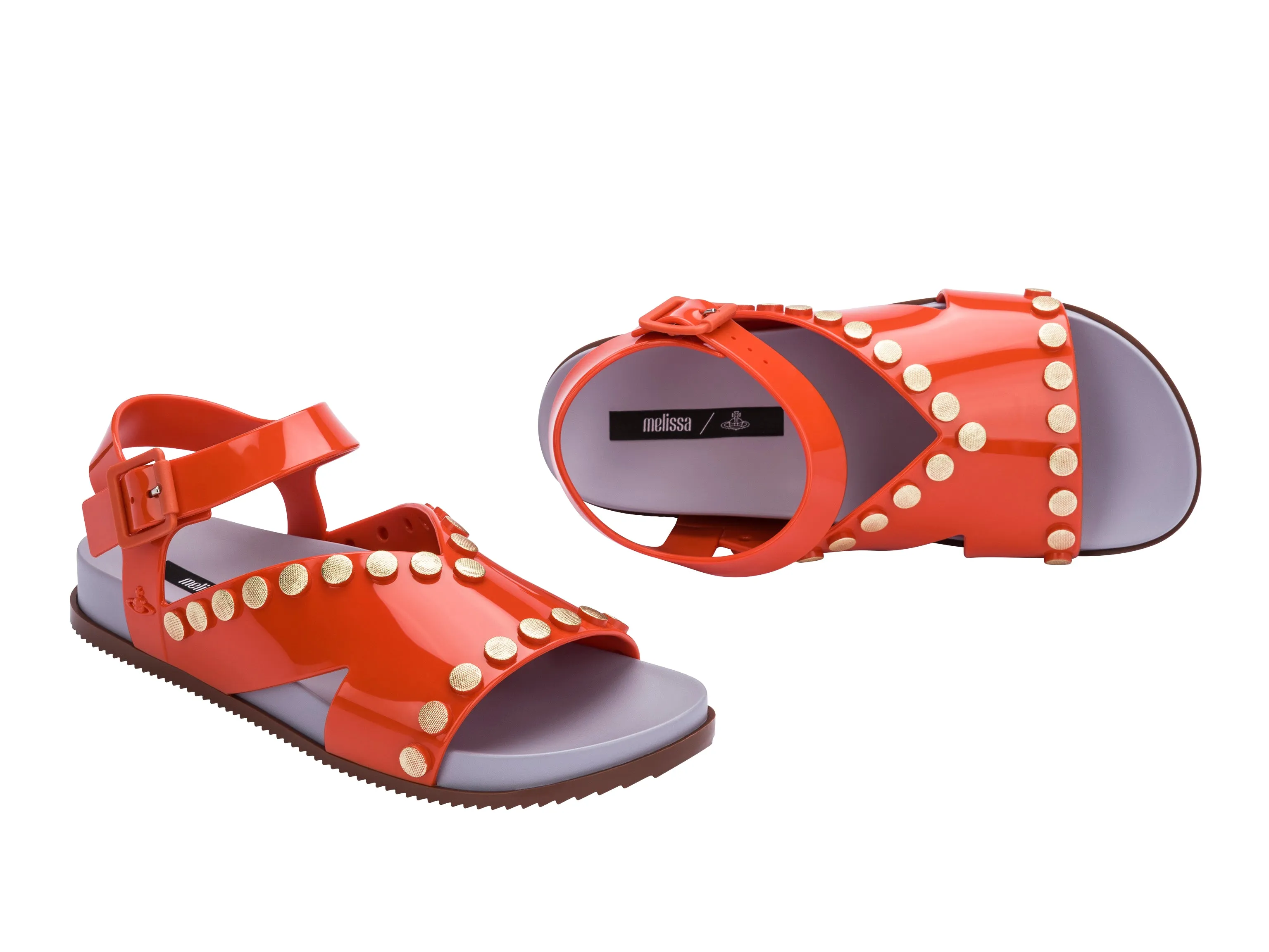 Sandale Vivienne Westwood Anglomania X Melissa Ciao - Orange