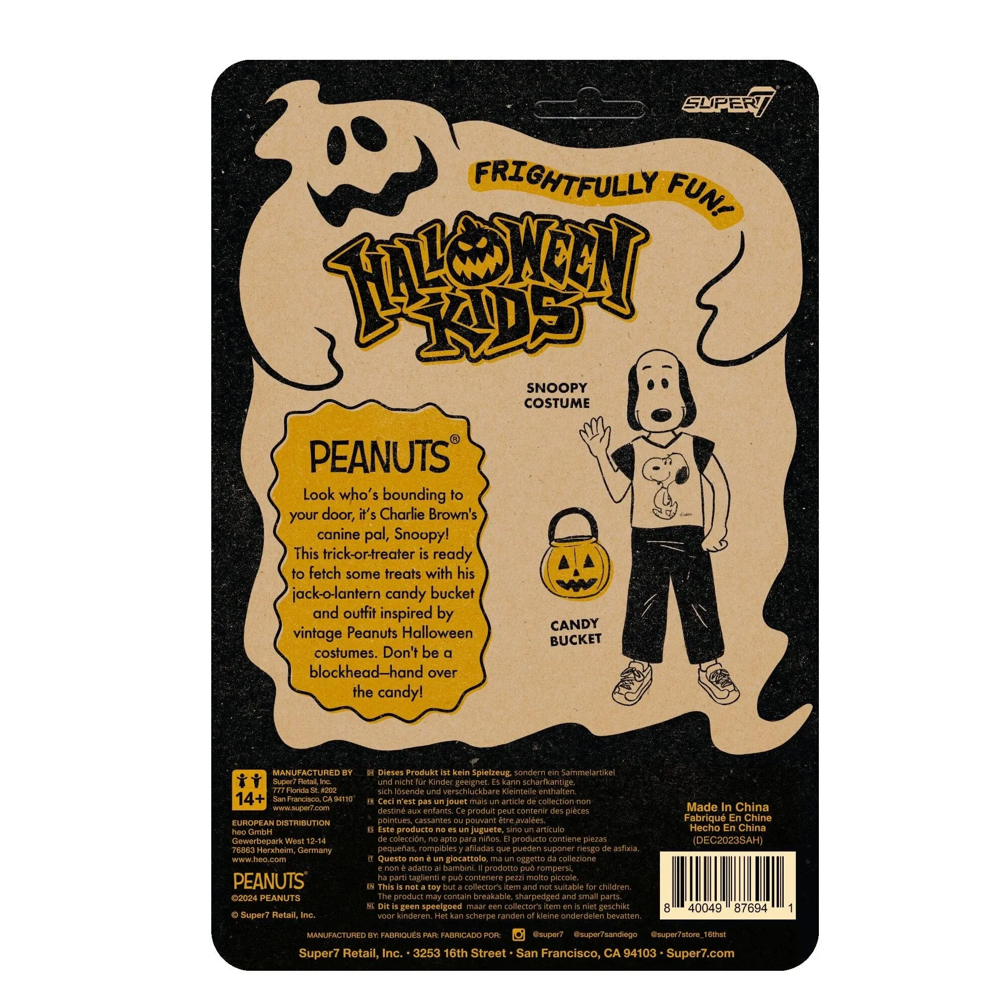 Snoopy - Halloween Kids 3.75" Reaction Figure by Super7