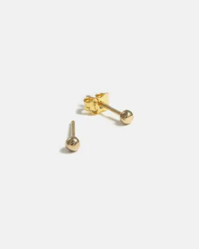 Stud Earrings in Yellow Gold